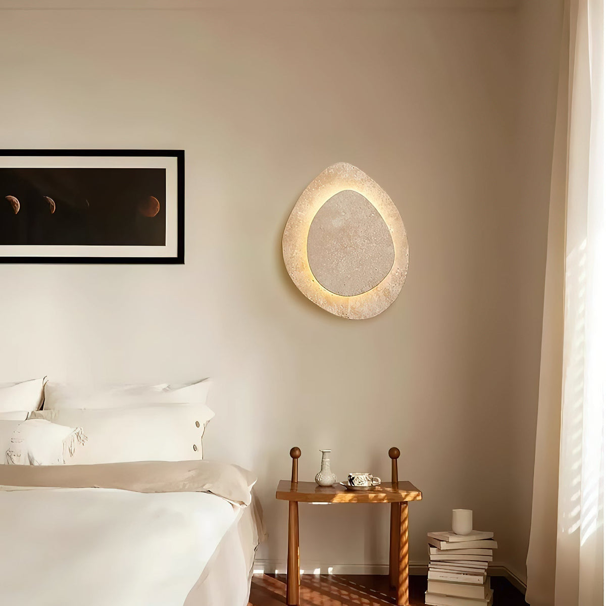 Yrvuvyn Travertine Wall Lamp