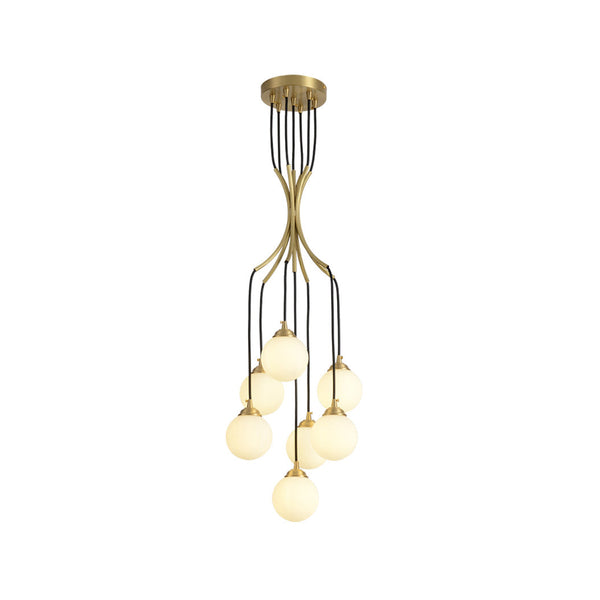 Zoe Ball Drop Glass Chandelier