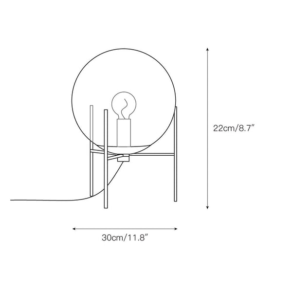 Ell Table Lamp