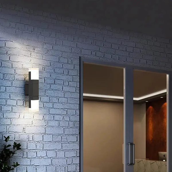 Aluminum Motion Sensor Outdoor Wall Sconce Light
