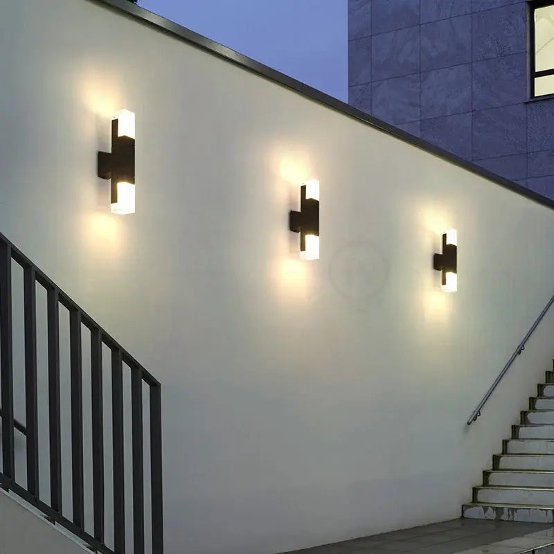 Aluminum Motion Sensor Outdoor Wall Sconce Light