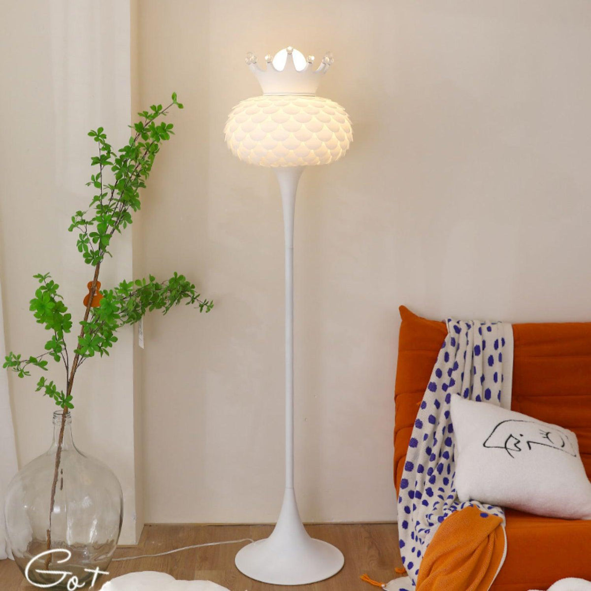 Years Alabaster Floor Lamp