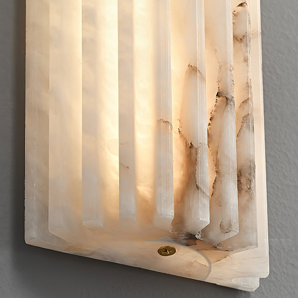 Orvian Wall Lamp Alabaster Minimalist