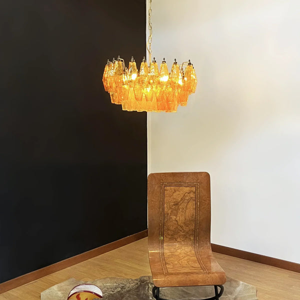 Amber Poliedri Chandelier