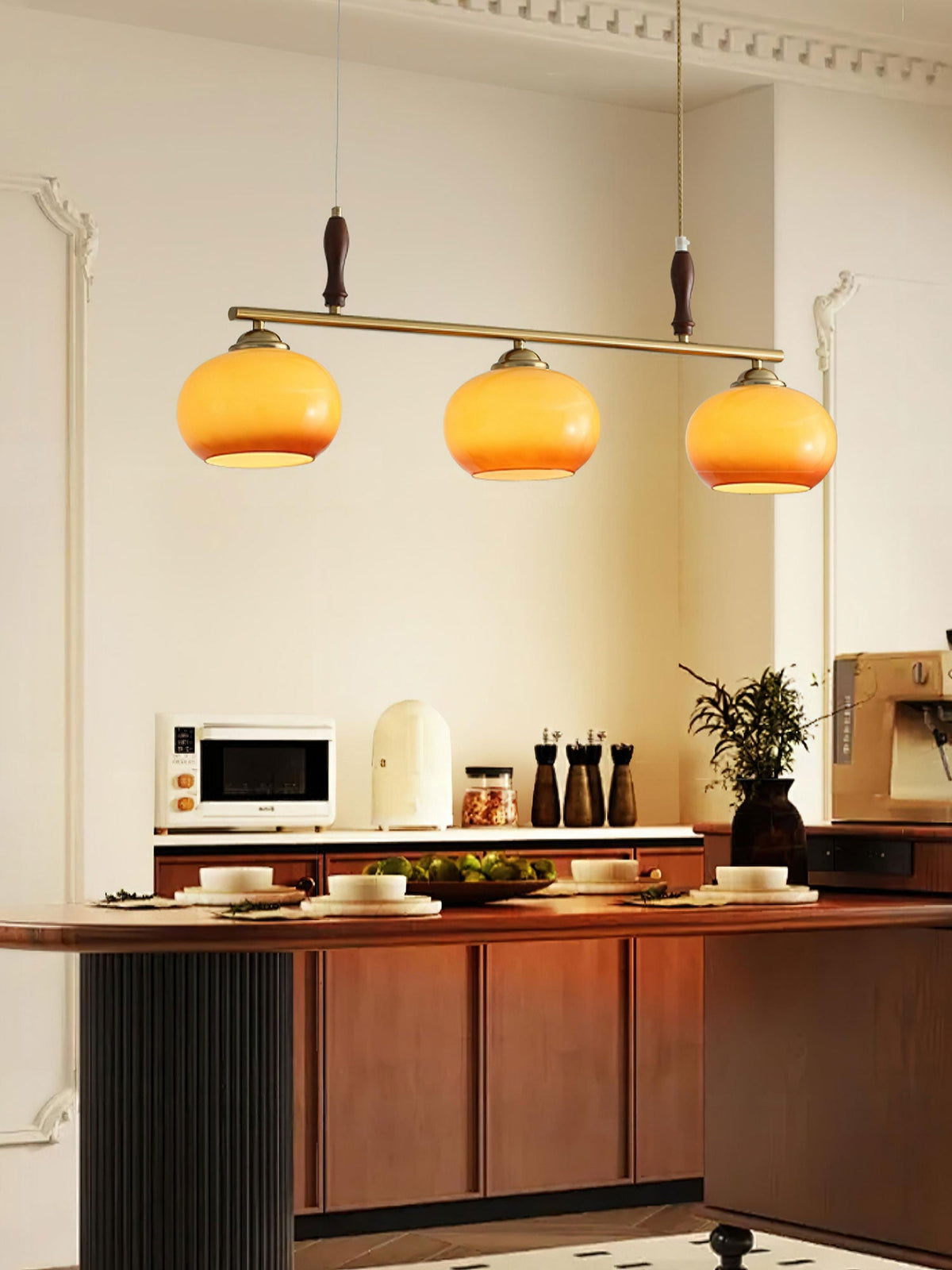 Amber Trio Pendant Lamp