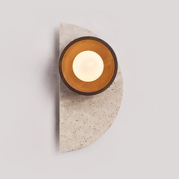 Dvaluvyi Travertine Wall Lamp