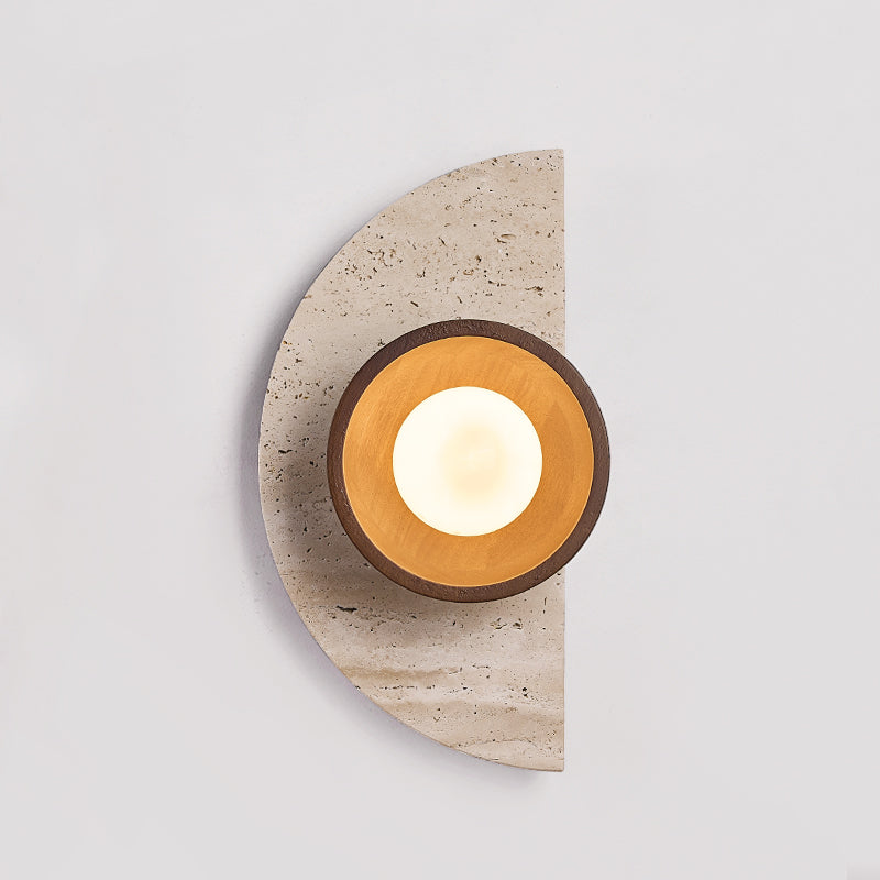 Dvaluvyi Travertine Wall Lamp