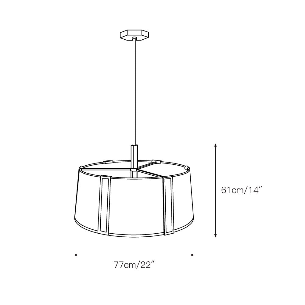 Gloruvyn Natural Chandelier