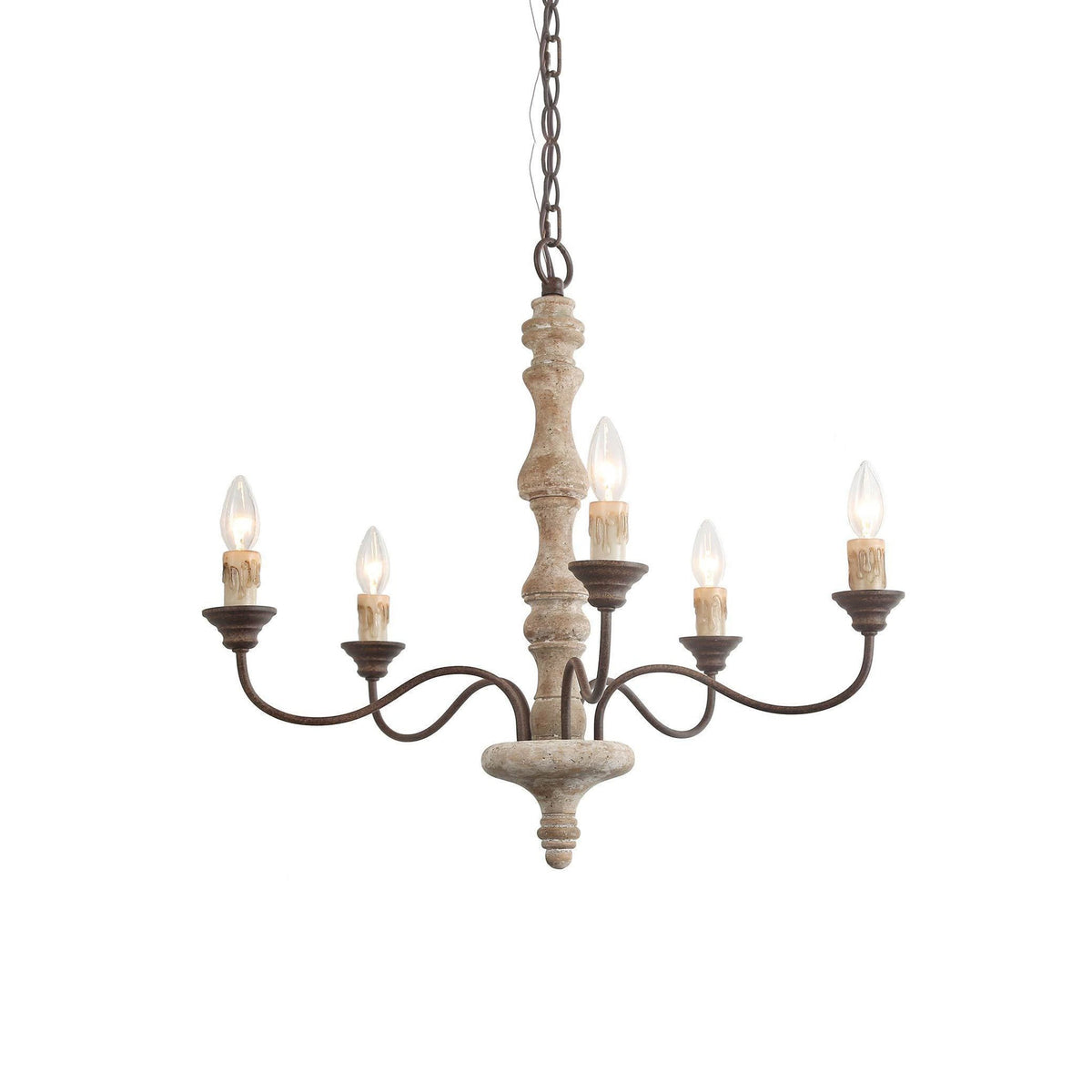Fljotuvyi Wood Chandelier