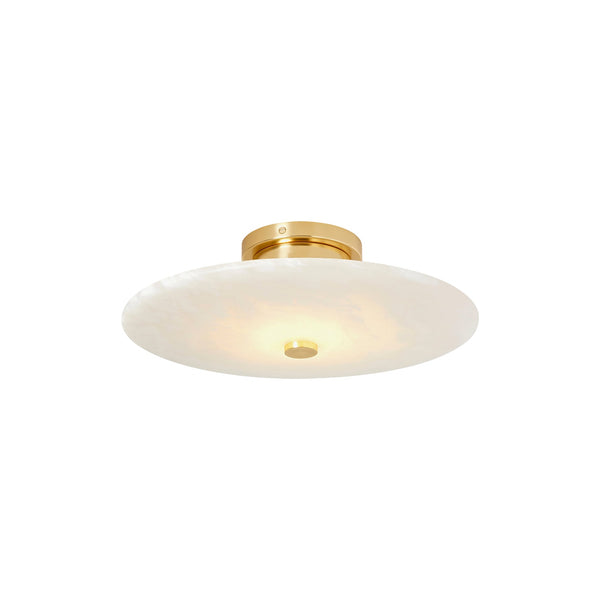 Jarnbruvyn Modern Brass Alabaster Ceiling Lamp