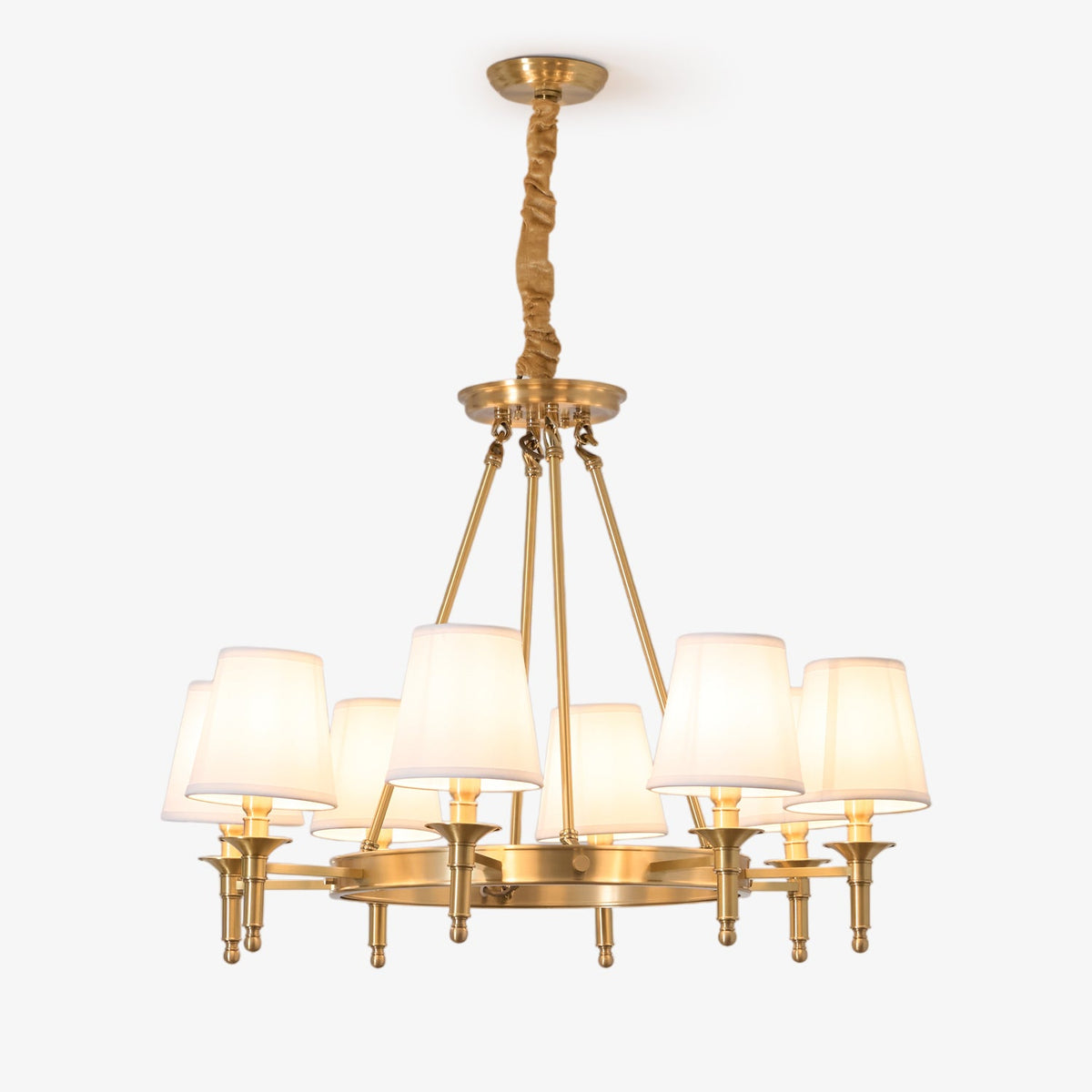 Antique Brass Chandelier