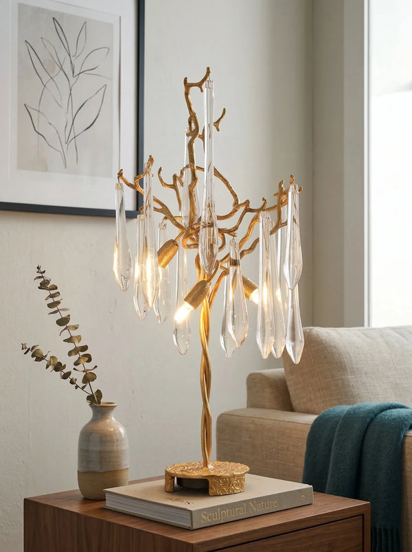 Aqua Willow Table Lamp