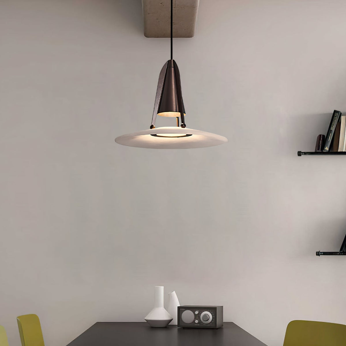 Aragon Pendant Light Alabaster Fusion