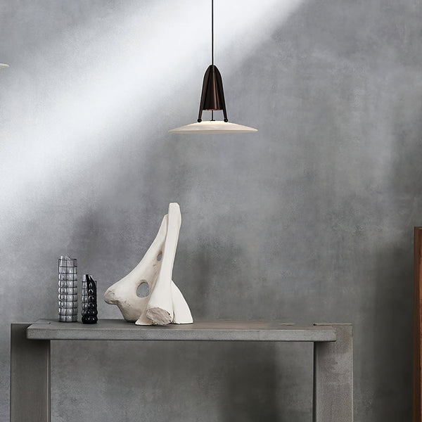 Aragon Pendant Light Alabaster Fusion