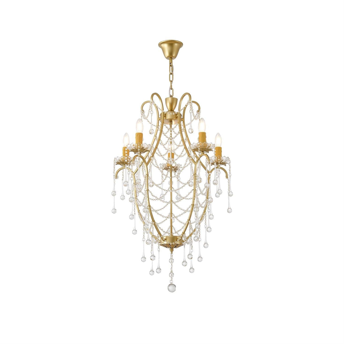 Qvistuvyo Glass Chandelier