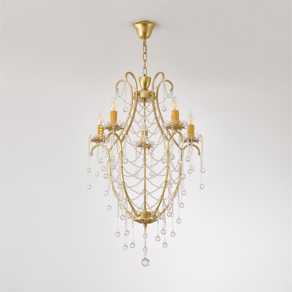 Qvistuvyo Glass Chandelier