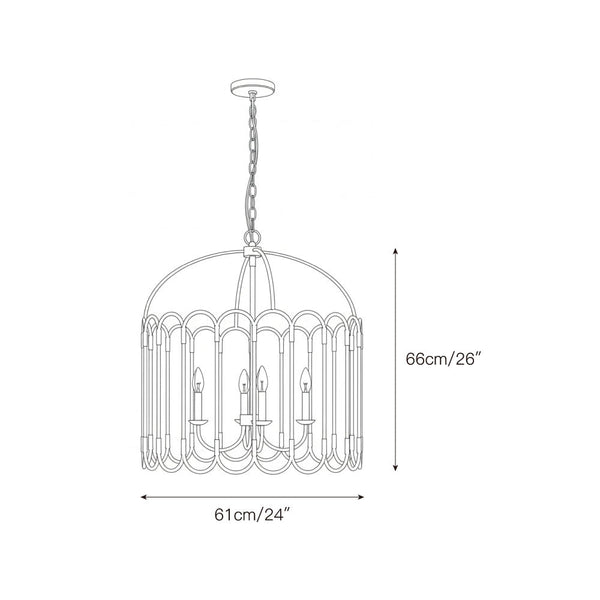 Argente Chandelier
