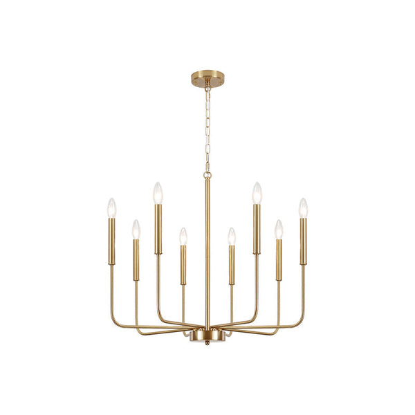 Ulfuvys Modern Candle Industrial Chandelier