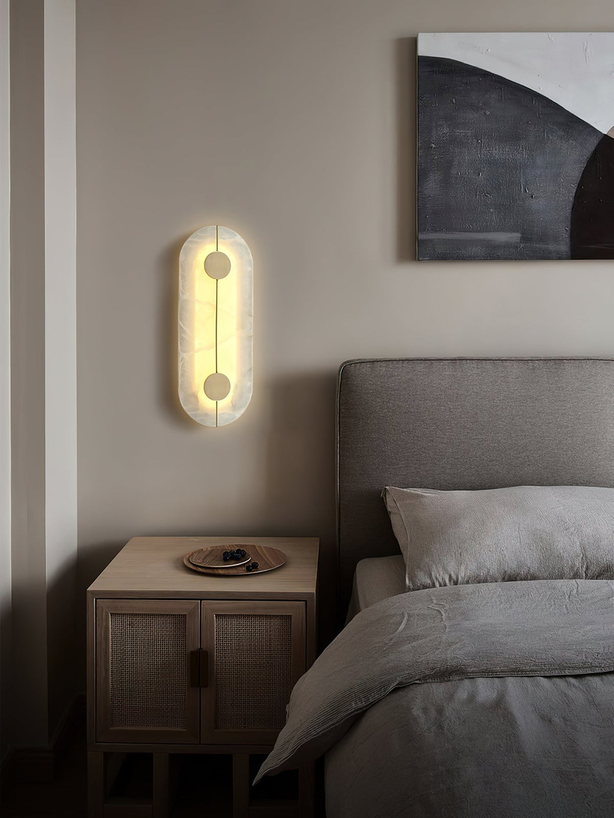 Waegnuvyo Alabaster Wall Lamp