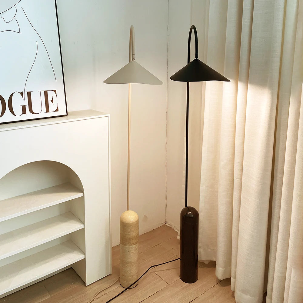 Arum Marble Floor Lamp