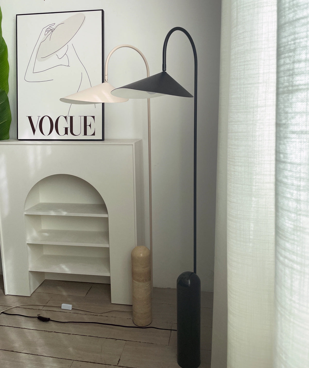 Arum Marble Floor Lamp