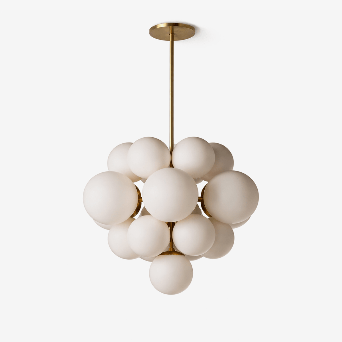 Grape Cluster Alabaster Spherical Chandelier