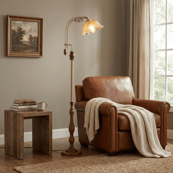 Aurelia Scroll Floor Lamp