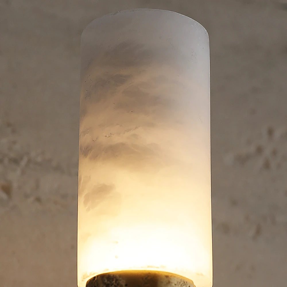 Aurelian Sculpted Alabaster Wall Sconce