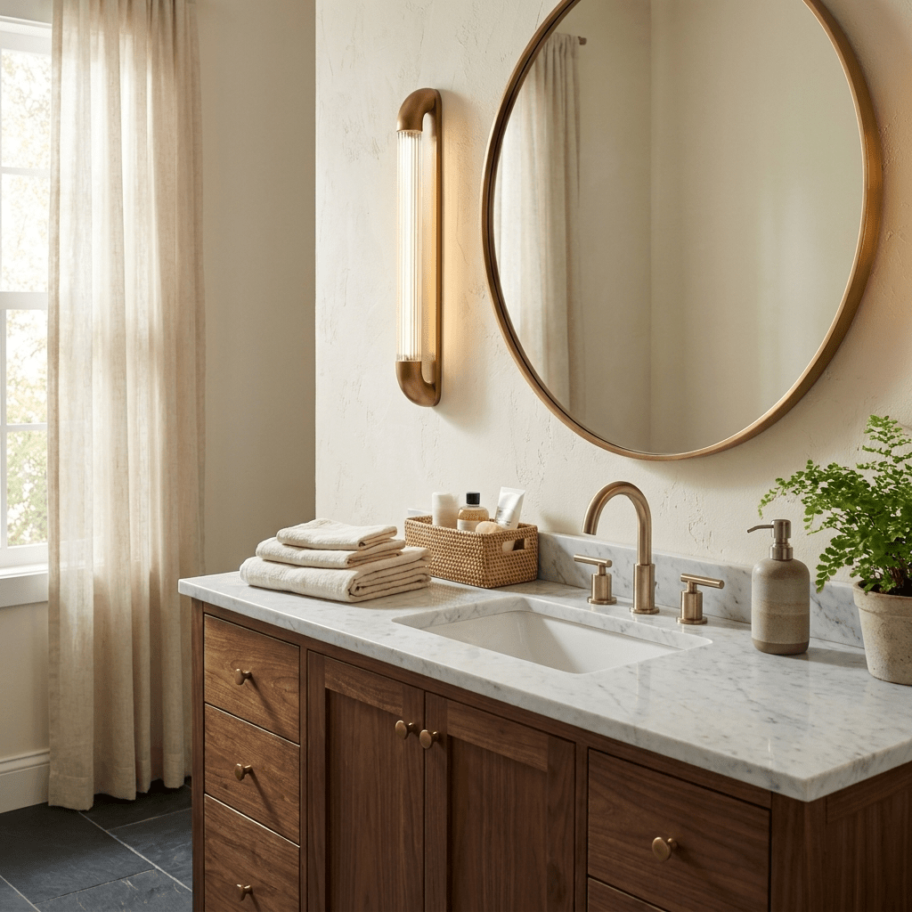 Selune Alabaster Column Wall Light
