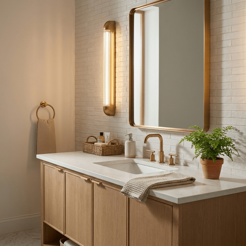 Selune Alabaster Column Wall Light