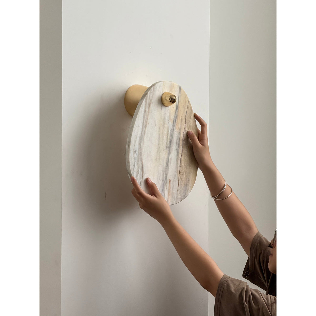 Norduvys Modern Luxurious Marble Wall Lamp