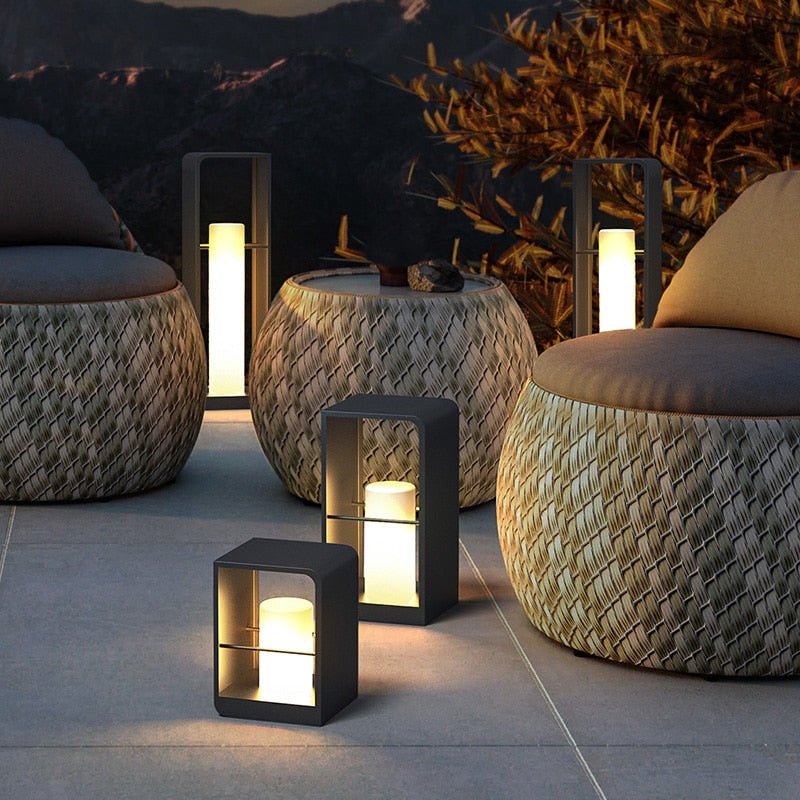 Outdoor Waterproof Floor Lamp Solar Landscape Light