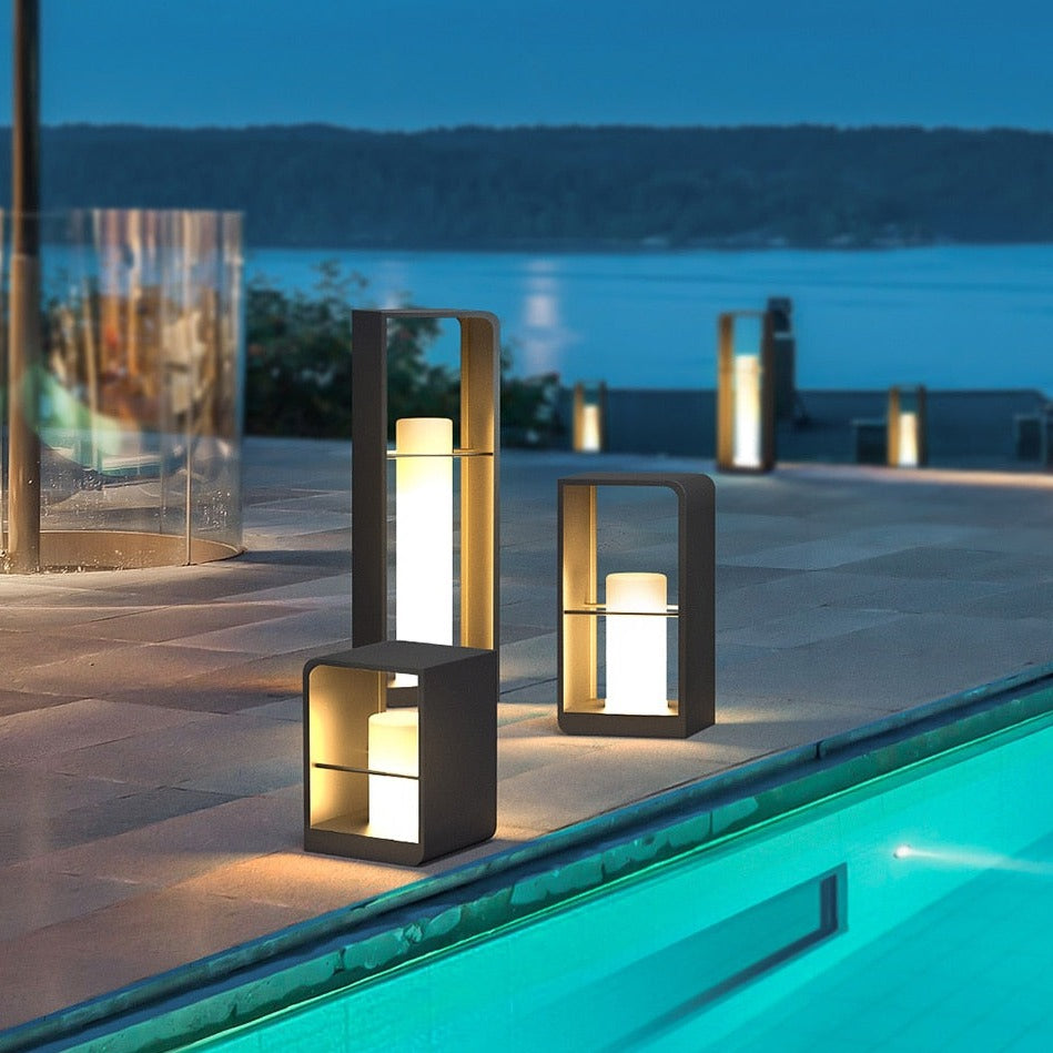 Outdoor Waterproof Floor Lamp Solar Landscape Light