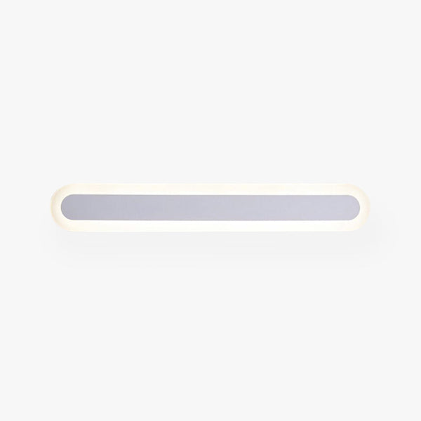 Arisha Modern Linear Vanity Wall Lamp, White/Brown, Bathroom
