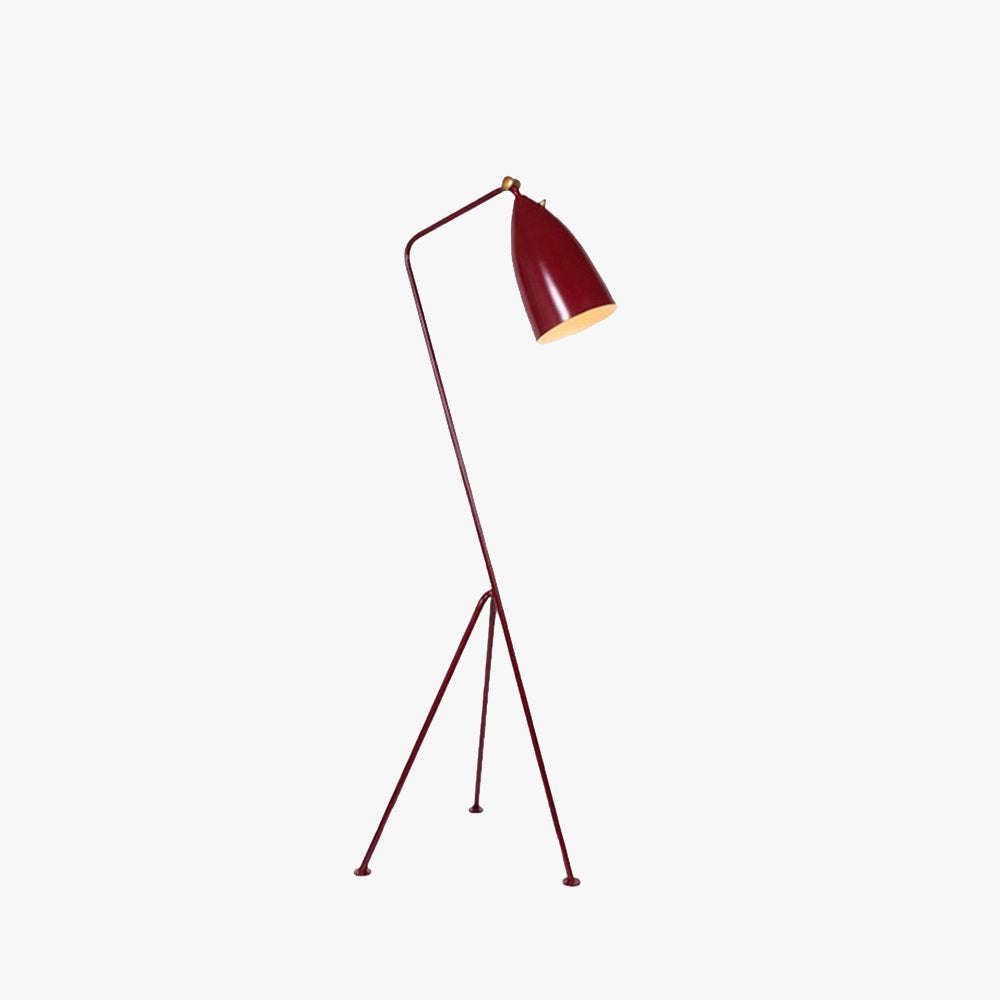 Morandi Modern Metal Cup Black Floor Lamp, Multi Colors