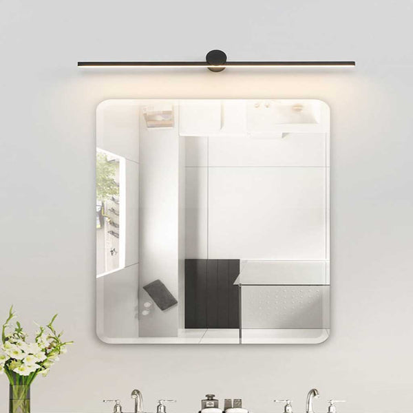 Vanity Wall Light Minimalist Linear LED, Black