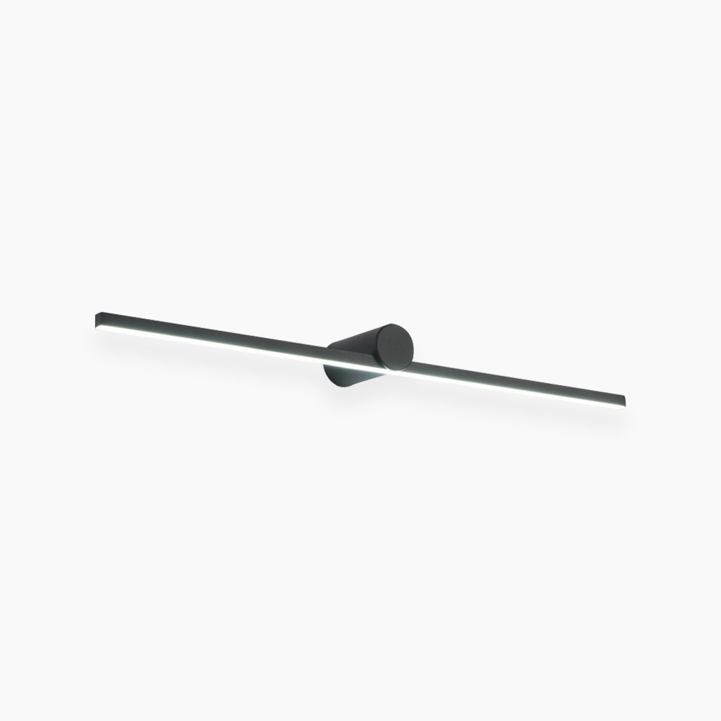 Vanity Wall Light Minimalist Linear LED, Black