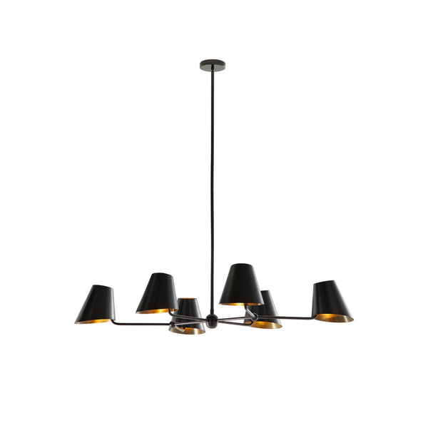 Vemarora Vintage Industrial Linear Chandelier