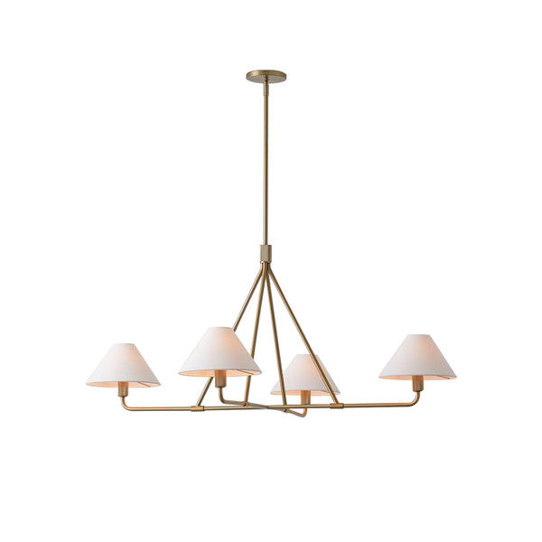 Ornuvyh Vintage Industrial Fabric Chandelier