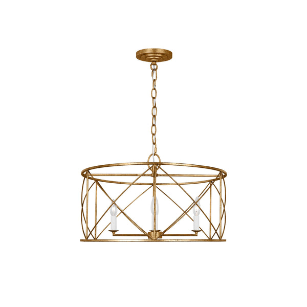 Waegnuvyu Vintage Industrial Lantern Chandelier