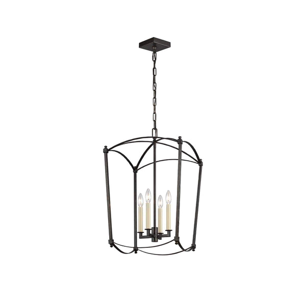 Xenuvyu Industrial Black Lantern Pendant Lamp