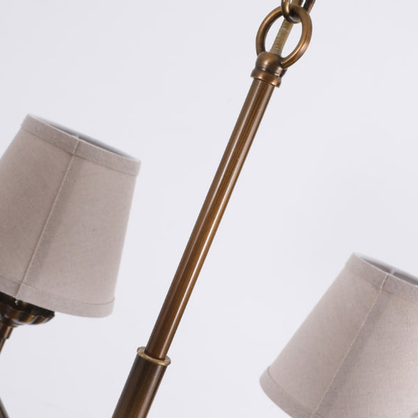Gloruvyh Vintage Industrial Fabric Chandelier
