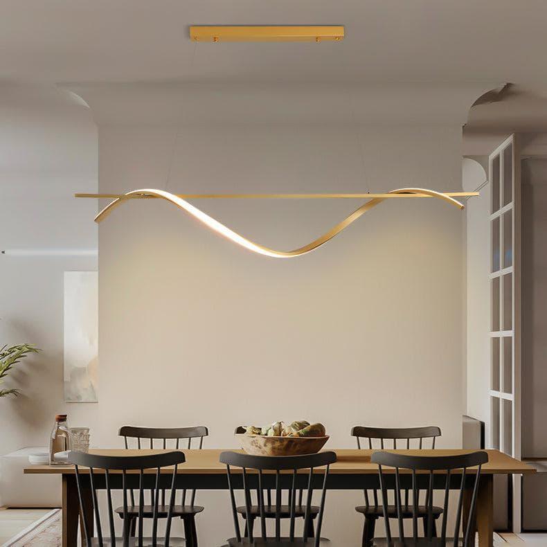 Black Wave Chandelier