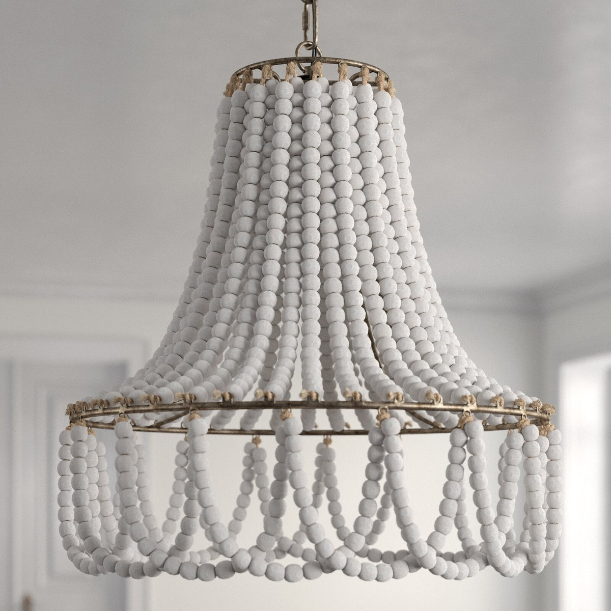 Qvistuvyd Postmodern Luxury Wooden Chandelier