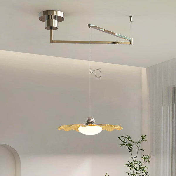 Oriinia Pendant Light Brass Acrylic Dining