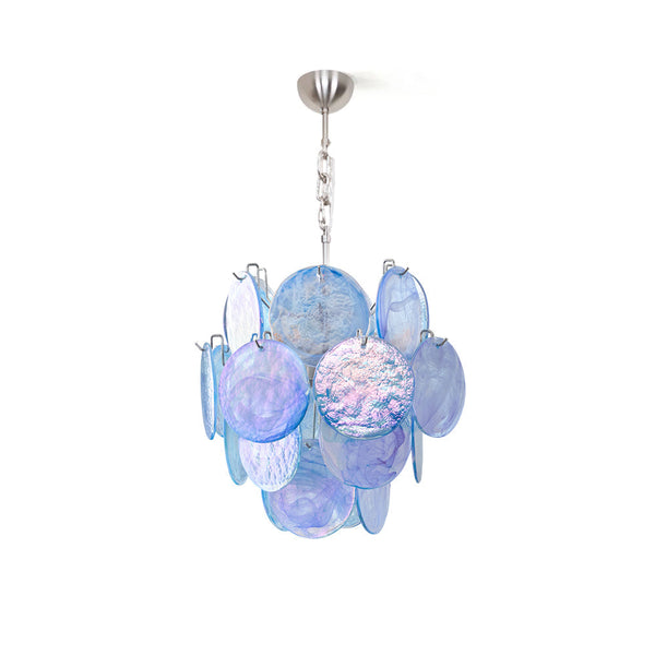 BlWaegnuvyj Disc Glass Chandelier