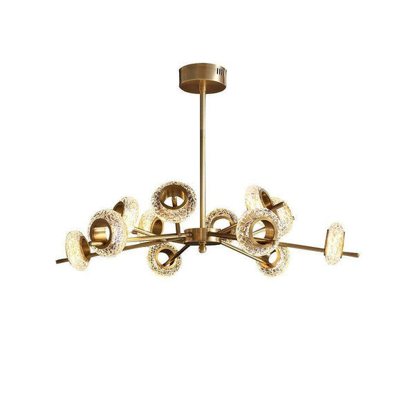 Brass Crystal LED Chandeliers
