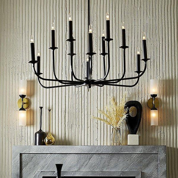 Orrinora Vintage Industrial Chandelier