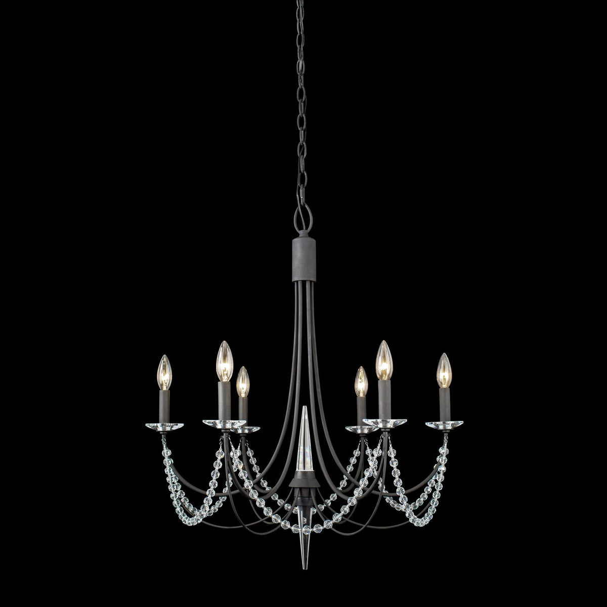 Purelux Postmodern Luxury Brass Crystal Chandelier