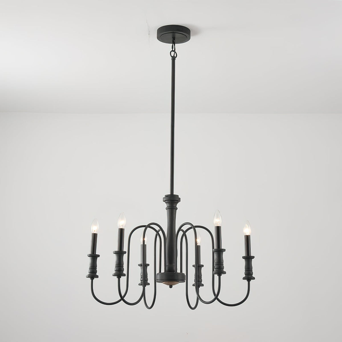 Volo Postmodern Luxury Wooden Chandelier